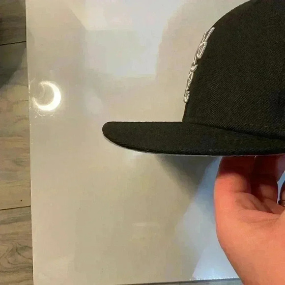 new era 59fifty WESC 2011 black 100% wool size 7 - Picture 7 of 8